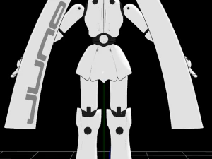 Miku Robot 3D Model