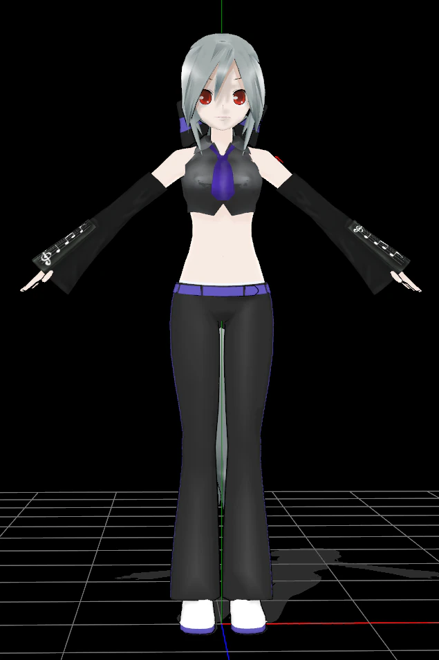 Haku Vocaloid 3D Model .c4d .max .obj .3ds .fbx .stl .blend 