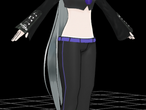 Haku Vocaloid 3Dモデル