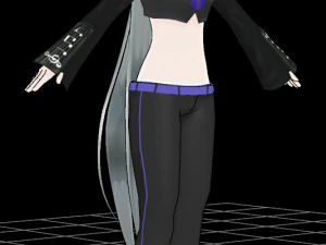 Haku Vocaloid 3D Model