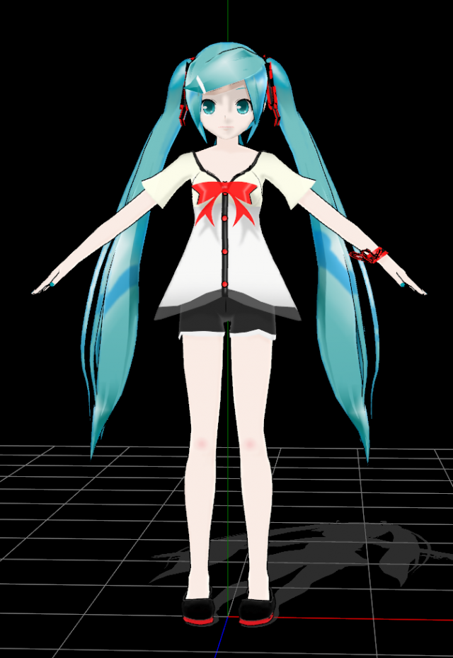 Miku alternative siut 3D 모델 .c4d .max .obj .3ds .fbx .stl .blend 