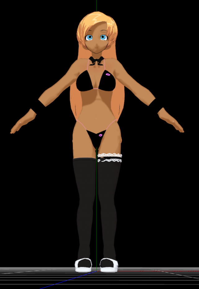 3DCG bikini mesh 3D Model .c4d .max .obj .3ds .fbx .stl .blend