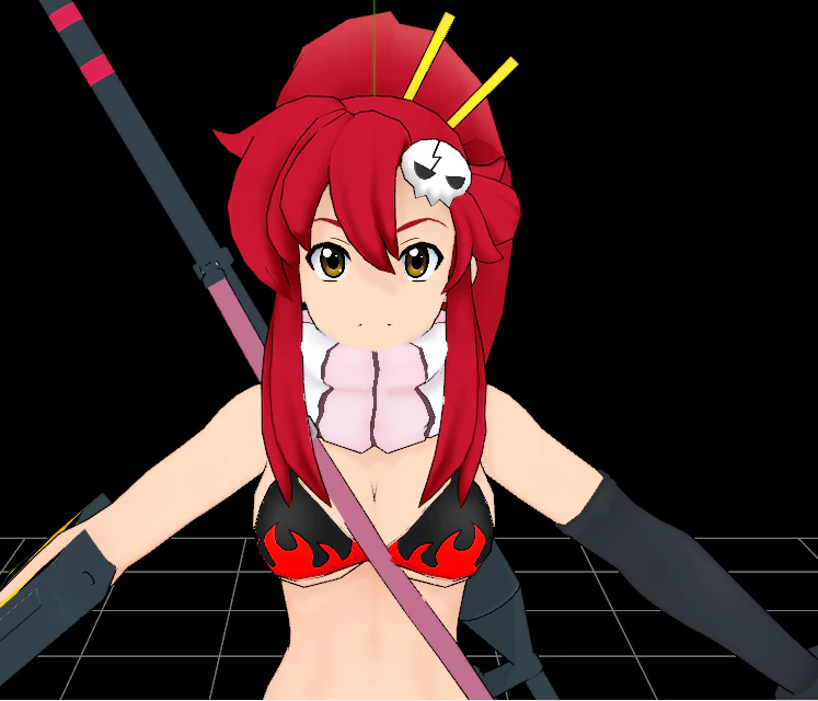 Yoko-Tengen Toppa Gurren-Lagann 3D Model .c4d .max .obj .3ds .fbx .stl .blend 