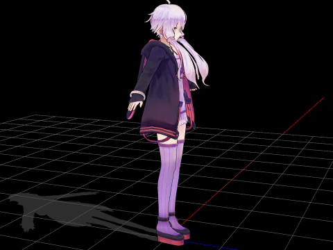 Schickes Vocaloid 3D Modell