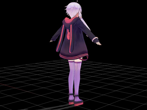 Schickes Vocaloid 3D Modell