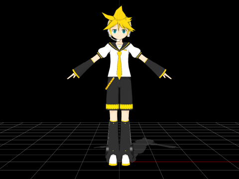 Javier Vocaloid 3Dモデル