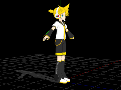 Javier Vocaloid Model 3D
