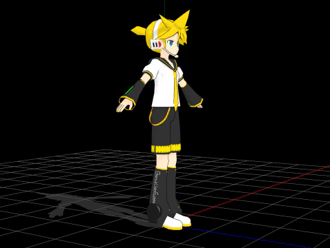 Javier Vocaloid 3D Model