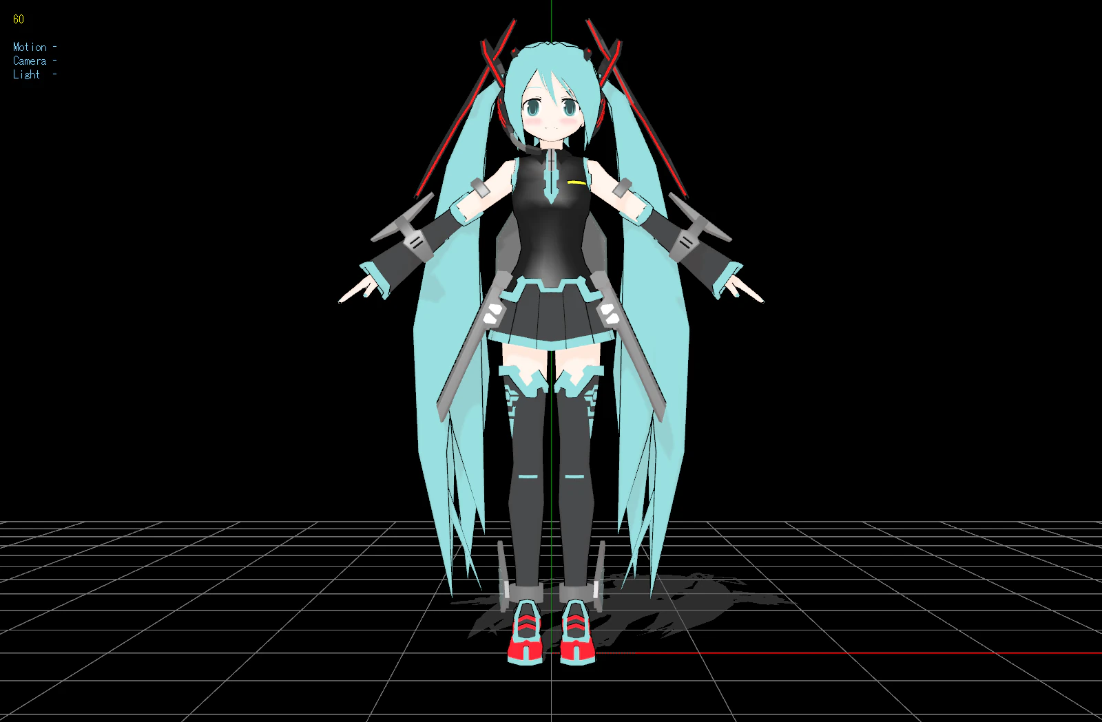Alternative clothing Miku 3D Model .c4d .max .obj .3ds .fbx .stl .blend