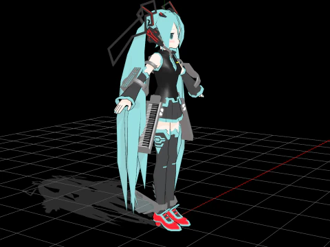 Alternative clothing Miku 3D Model