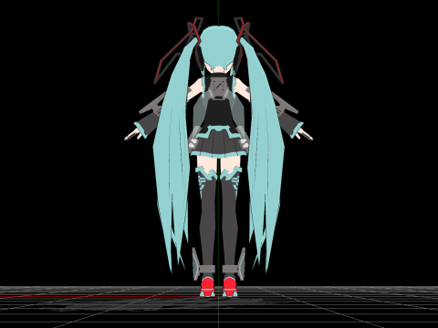 Alternative clothing Miku Model 3D