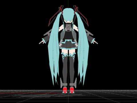 Alternative clothing Miku 3D Model