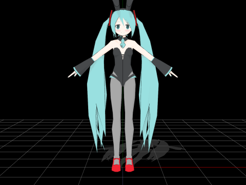 Bunny Miku 3D मॉडल