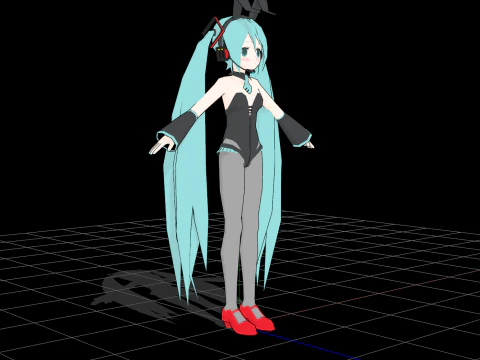 Bunny Miku 3D Model