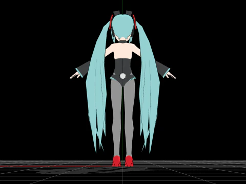 Bunny Miku 3D Model