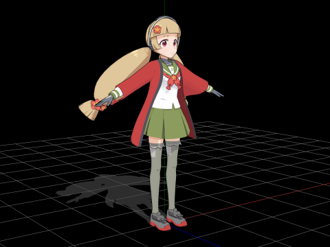 Mito Tan 3Dモデル