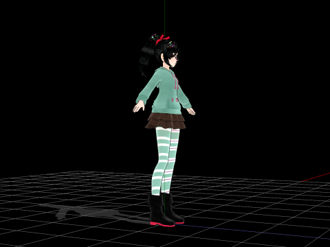 Vanellope von Shweetz Model 3D