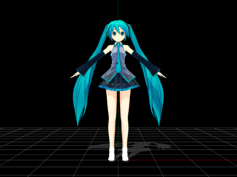 4k Miku 3D Model