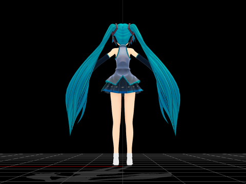 4k Miku 3Dモデル