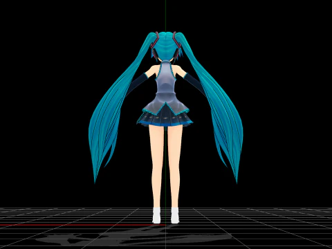 4k Miku 3D Model