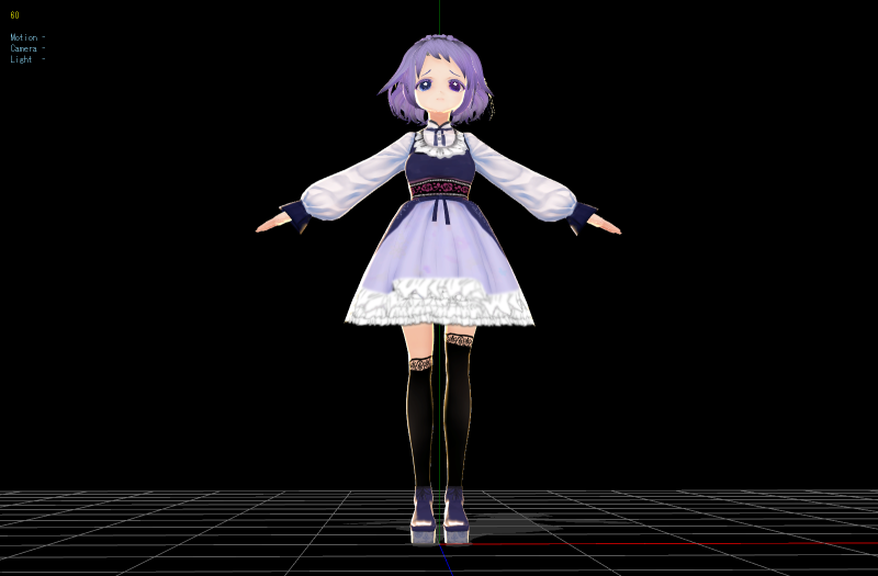 Purple Hair 3D Модель .c4d .max .obj .3ds .fbx .stl .blend
