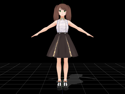 Saki 3D Model