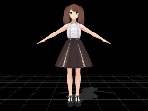Saki 3D Modell