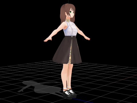 サキ 3Dモデル