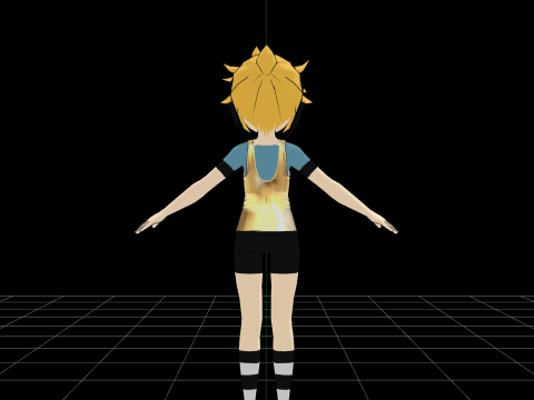 Vocaloid 3 swimsuit Model 3D