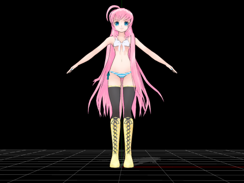 Luca Bikini 3D Model