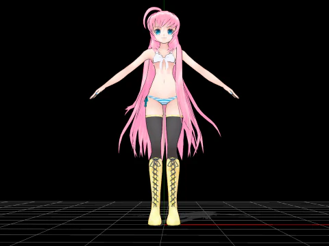 Luca Bikini Modèle 3D