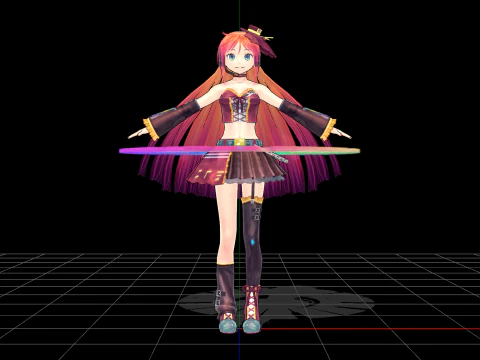 Nennen Sie Ritsu 3D Modell