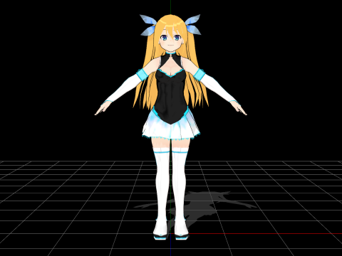 Aizawa Hikaru 3D 모델