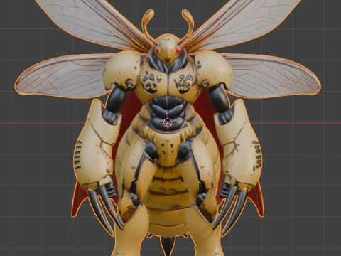 Боос Инсектоид 3D Модель