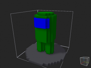 AmongUs person color Modèle 3D