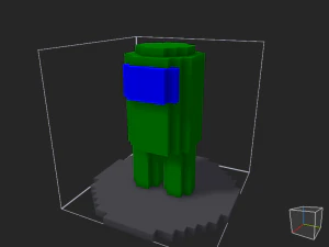 AmongUs person color 3D Model