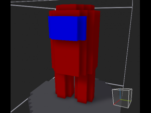 AmongUs person color Modèle 3D