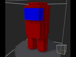 AmongUs person color 3D Model