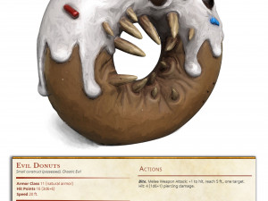 Collection Evil Donuts 3D प्रिंट मॉडल