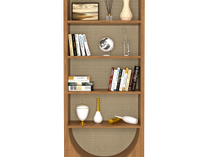 Higgs Bookcase Model 3D