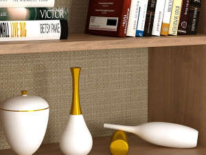 Higgs Bookcase Model 3D