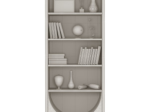 Higgs Bookcase Model 3D