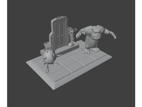 Monsters Inc 3D Model