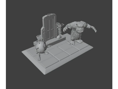 Monsters Inc 3D Model