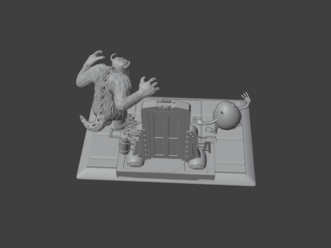 Monsters Inc 3D Model