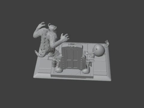 Monsters Inc 3D Model