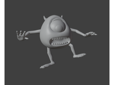 Monsters Inc 3D Model