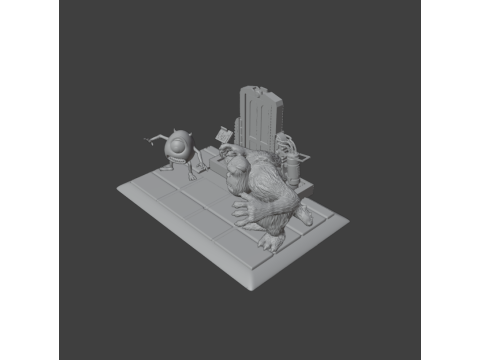 Monsters Inc 3D Model