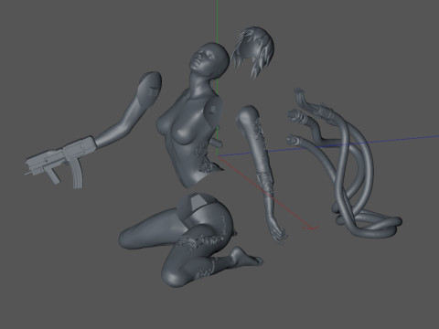 Ghost In The Shell Model 3D