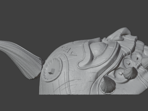 MAJORAS MASK HANNYA STYLE Modelo 3D
